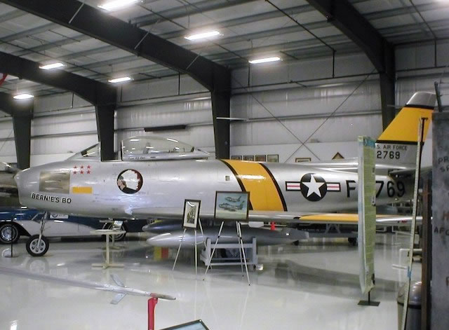 F-86A Sabre, S/N 2789, FU-769, "Bernie's Bo", Warhawk Air Museum, Nampa, Idaho